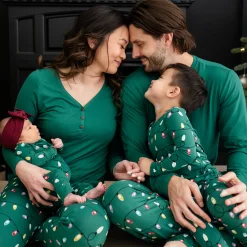 Kyte Baby Long Sleeve Pajamas in Merry and Bright New