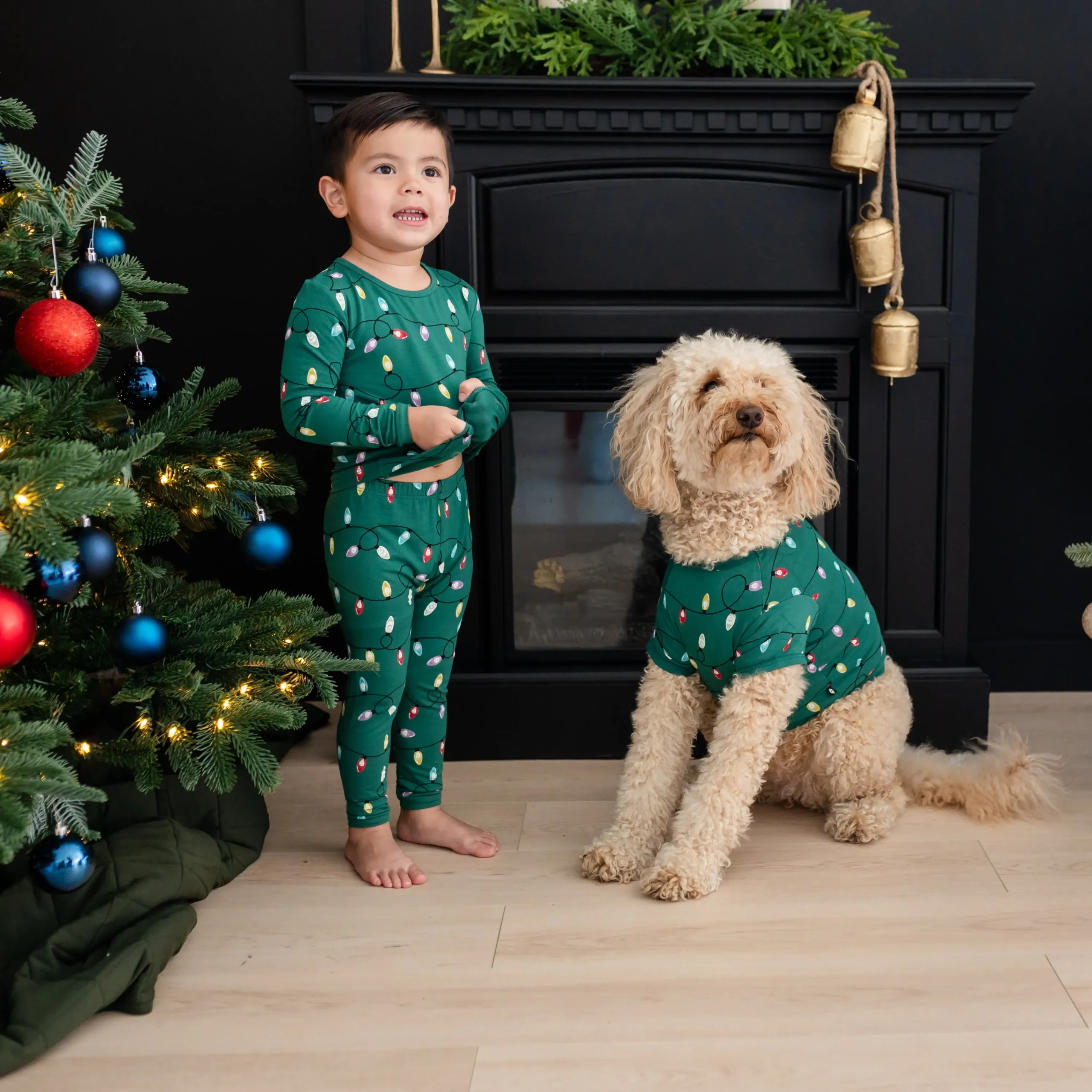 Kyte Baby Long Sleeve Pajamas in Merry and Bright New
