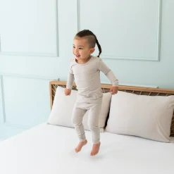 Kyte Baby Long Sleeve Pajamas in Oat Sale