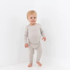 Kyte Baby Long Sleeve Pajamas in Oat Sale
