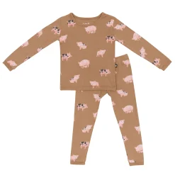 Kyte Baby Long Sleeve Pajamas in Pig Clearance