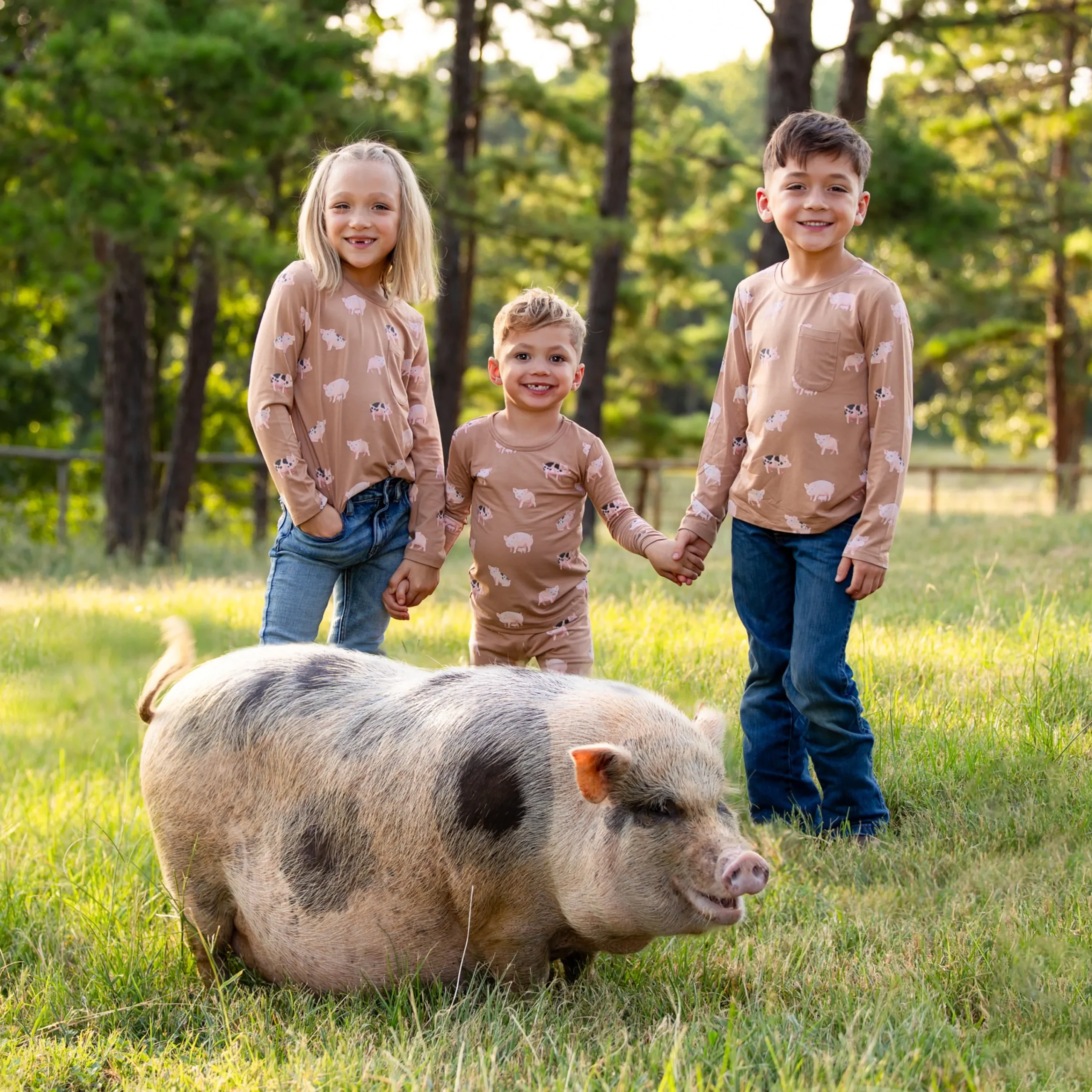 Kyte Baby Long Sleeve Pajamas in Pig Clearance