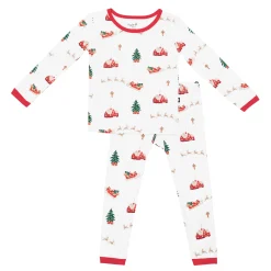 Kyte Baby Long Sleeve Pajamas in Santa Sleigh New