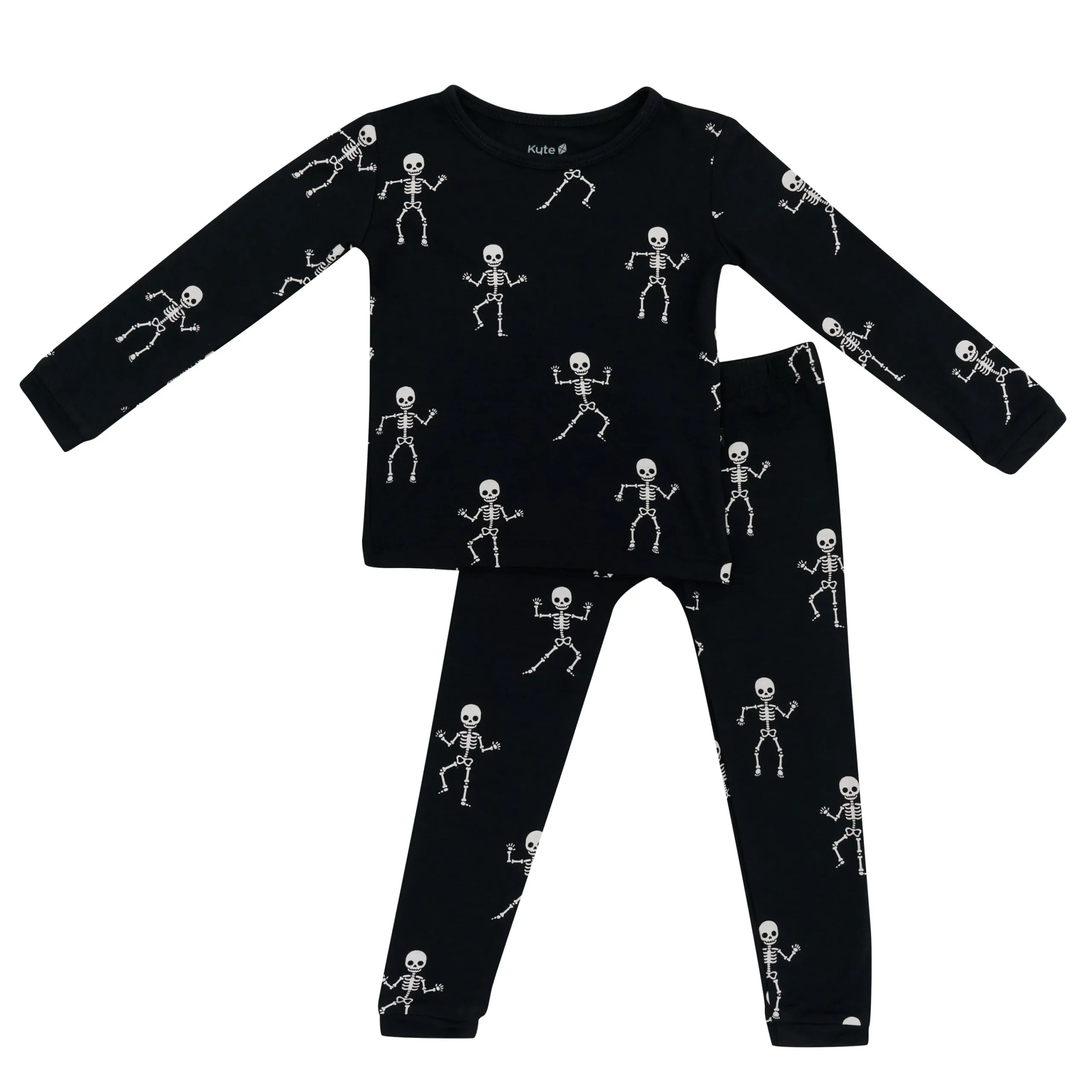 Kyte Baby Long Sleeve Pajamas in Skeleton Hot