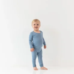 Kyte Baby Long Sleeve Pajamas in Slate Sale