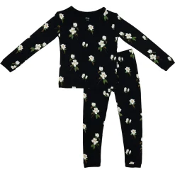 Kyte Baby Long Sleeve Pajamas in Small Midnight Magnolia Best