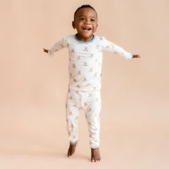 Kyte Baby Long Sleeve Pajamas in Teddy Bear Clearance