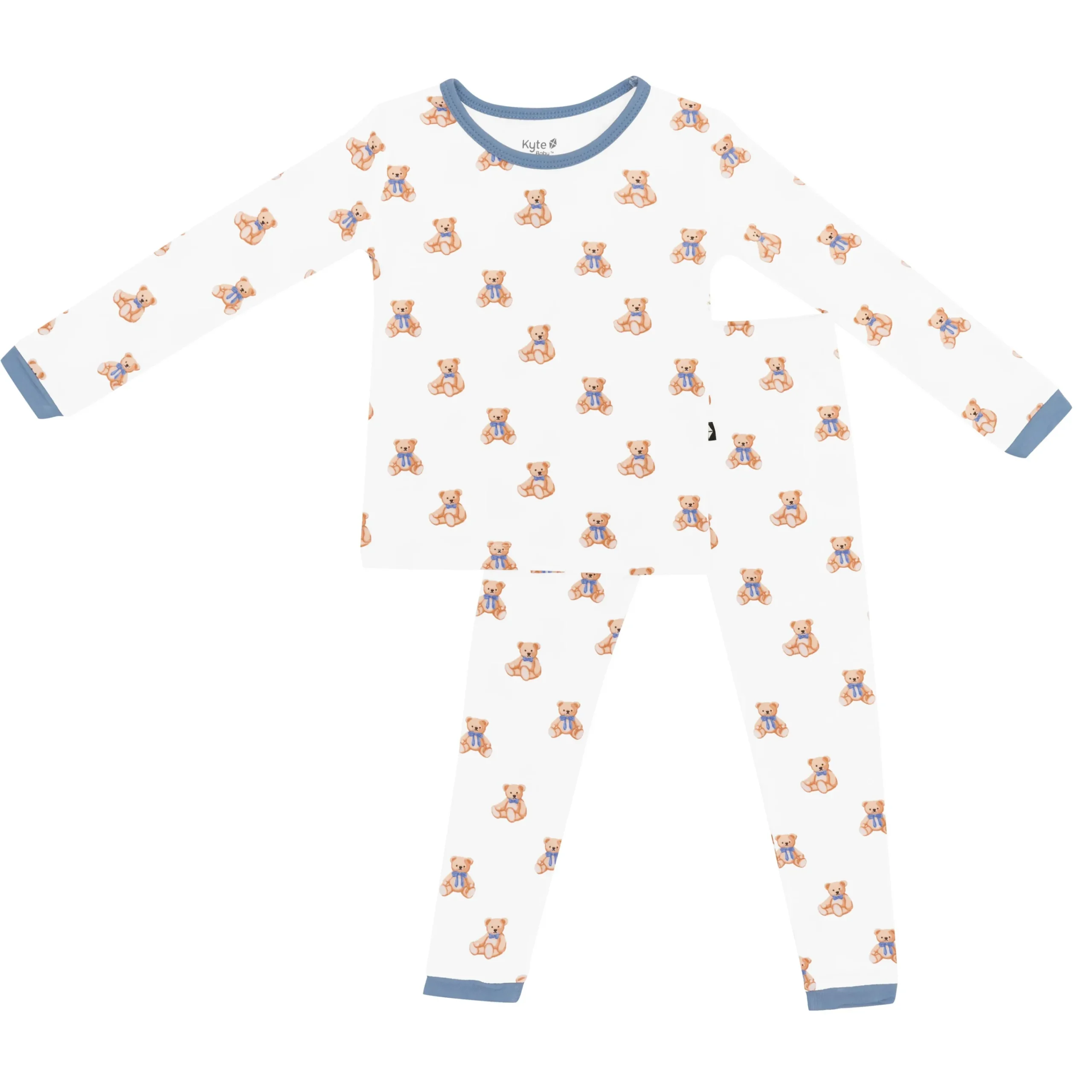 Kyte Baby Long Sleeve Pajamas in Teddy Bear Clearance