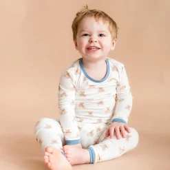 Kyte Baby Long Sleeve Pajamas in Teddy Bear Clearance