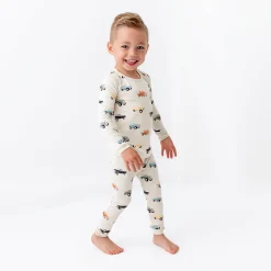 Kyte Baby Long Sleeve Pajamas in Vintage Truck Sale