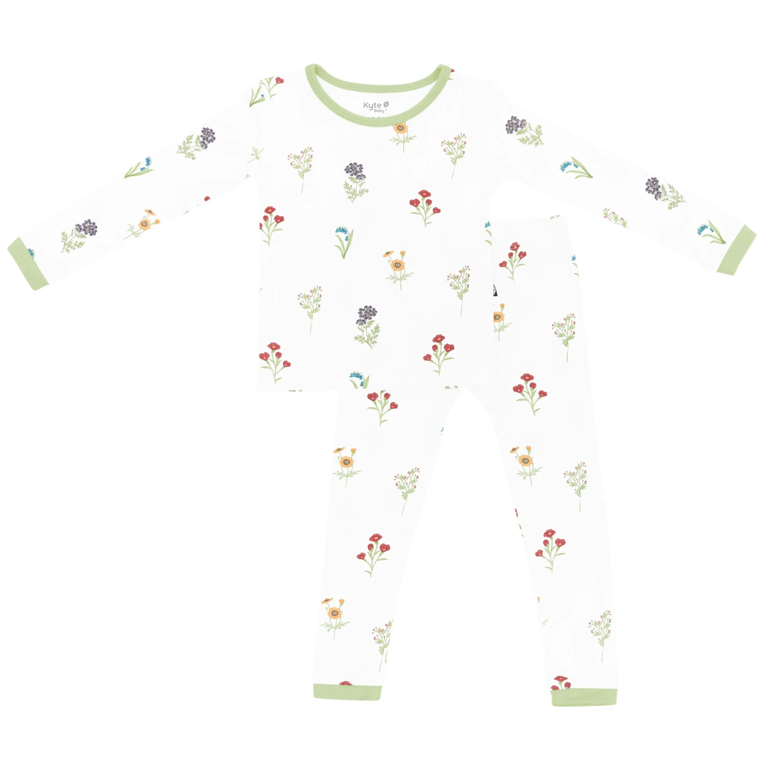 Kyte Baby Long Sleeve Pajamas in Wildflower Outlet