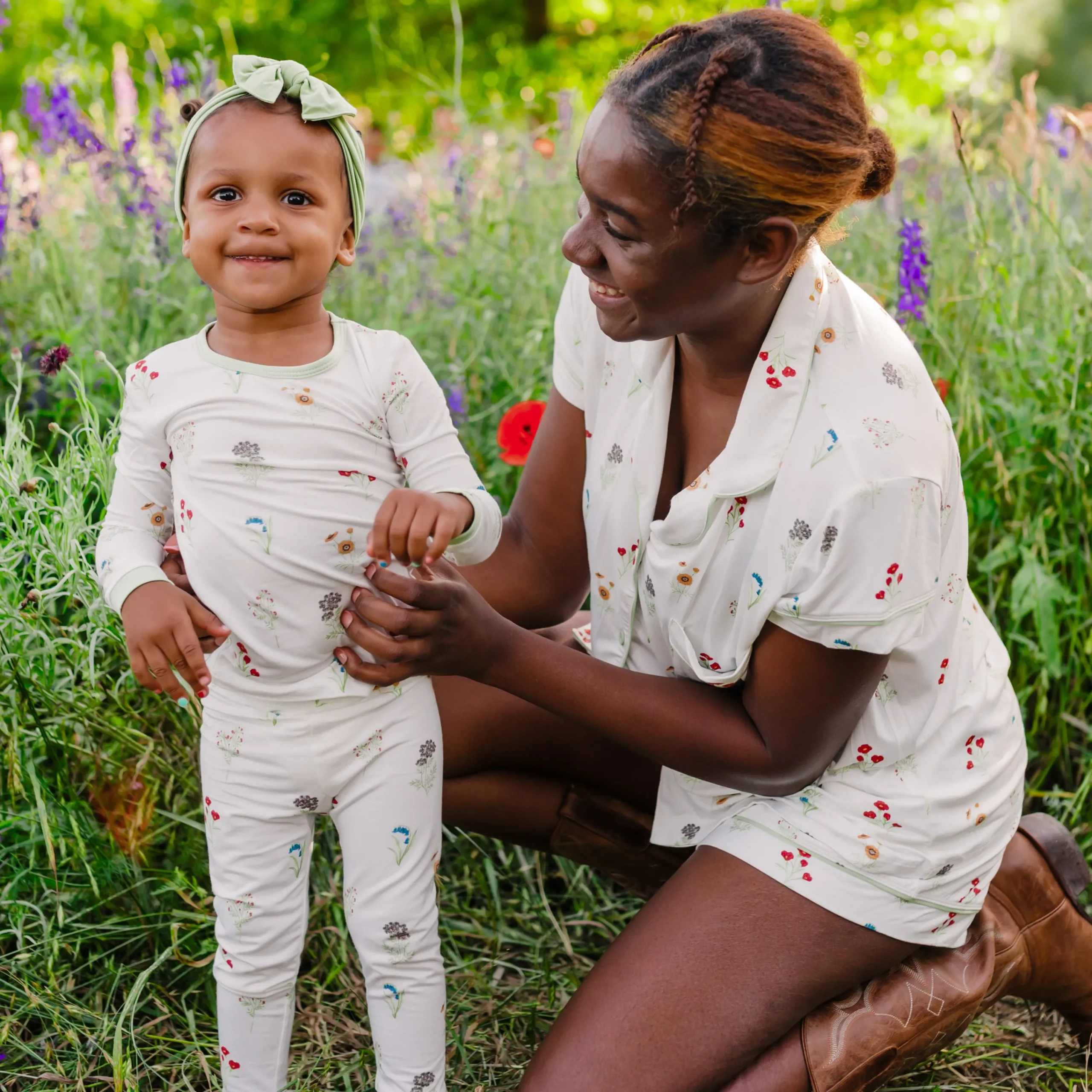 Kyte Baby Long Sleeve Pajamas in Wildflower Outlet