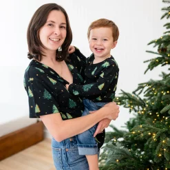 Kyte Baby Long Sleeve Toddler Crew Neck Tee in Twinkle Tree Sale