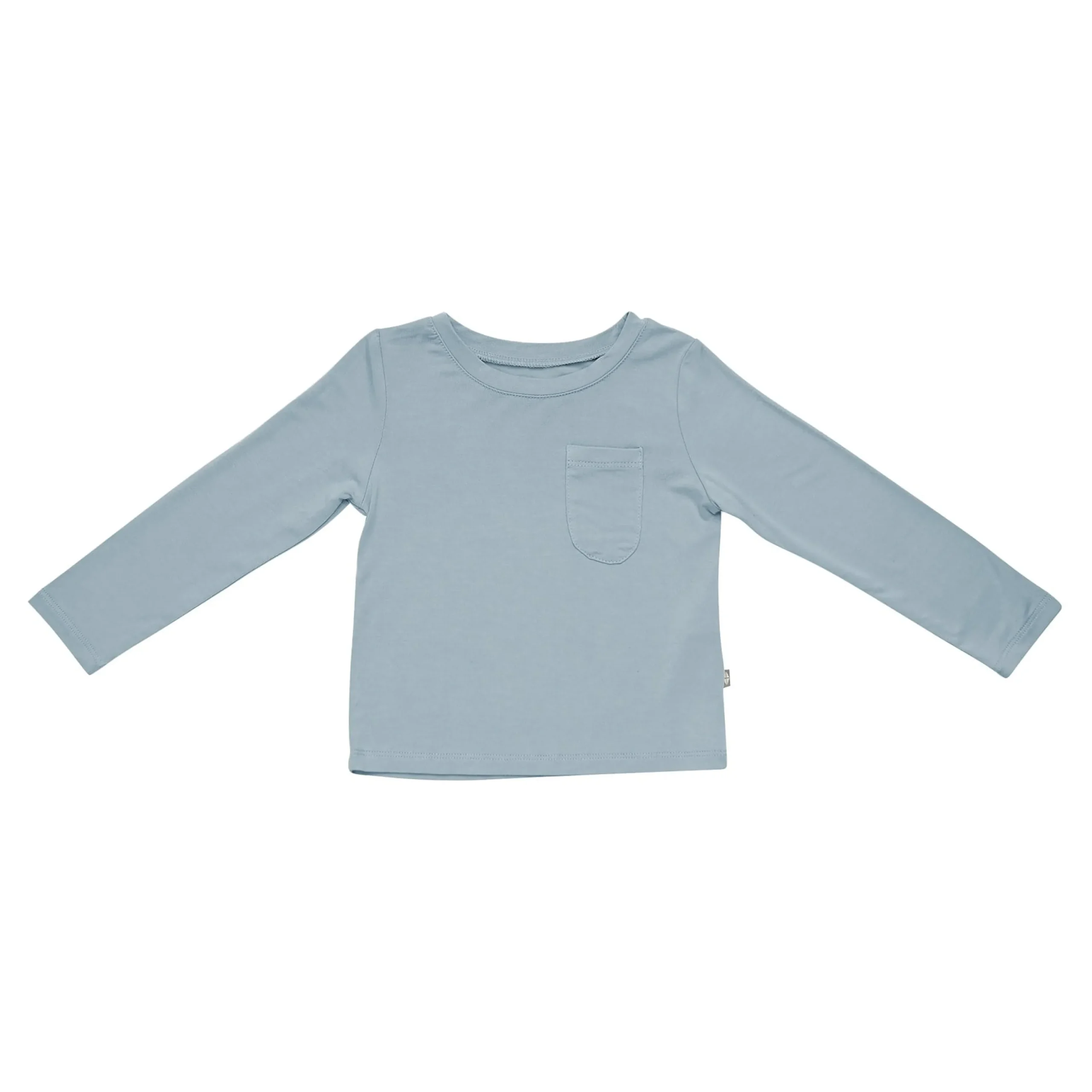 Kyte Baby Long Sleeve Toddler Crew Neck Tee in Fog Best