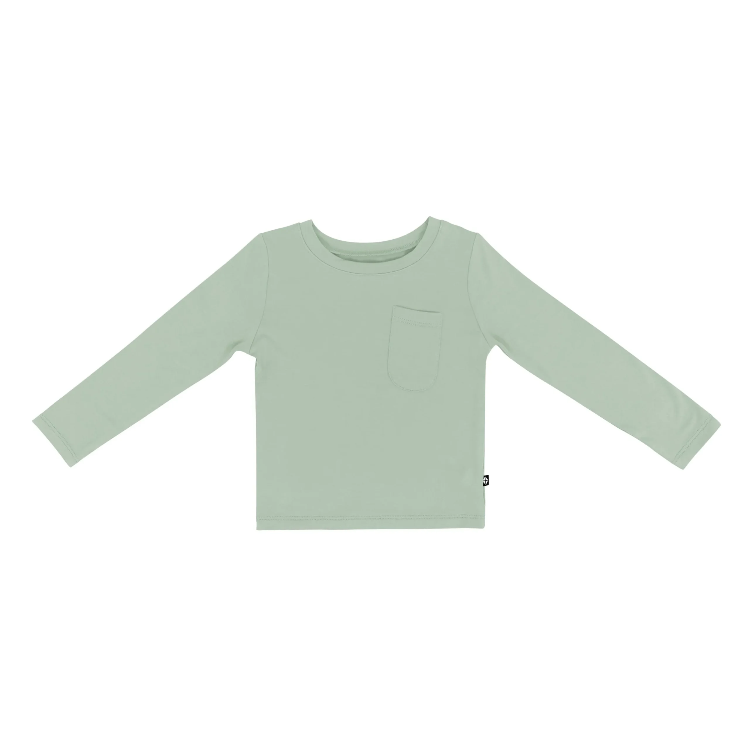 Kyte Baby Long Sleeve Toddler Crew Neck Tee in Thyme Best