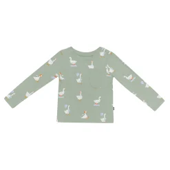 Kyte Baby Long Sleeve Toddler Crew Neck Tee in Silly Goose Sale