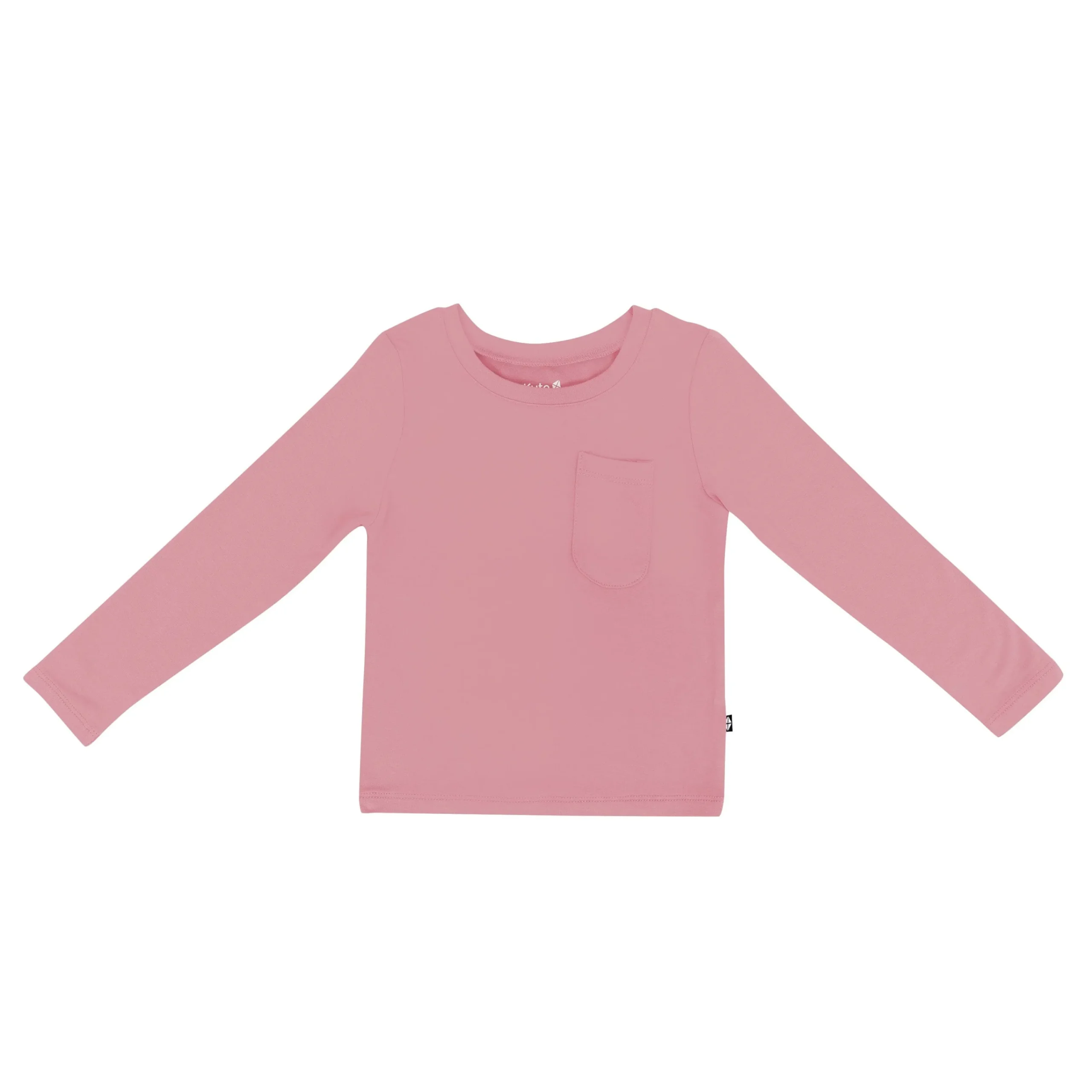 Kyte Baby Long Sleeve Toddler Crew Neck Tee in Apple Blossom