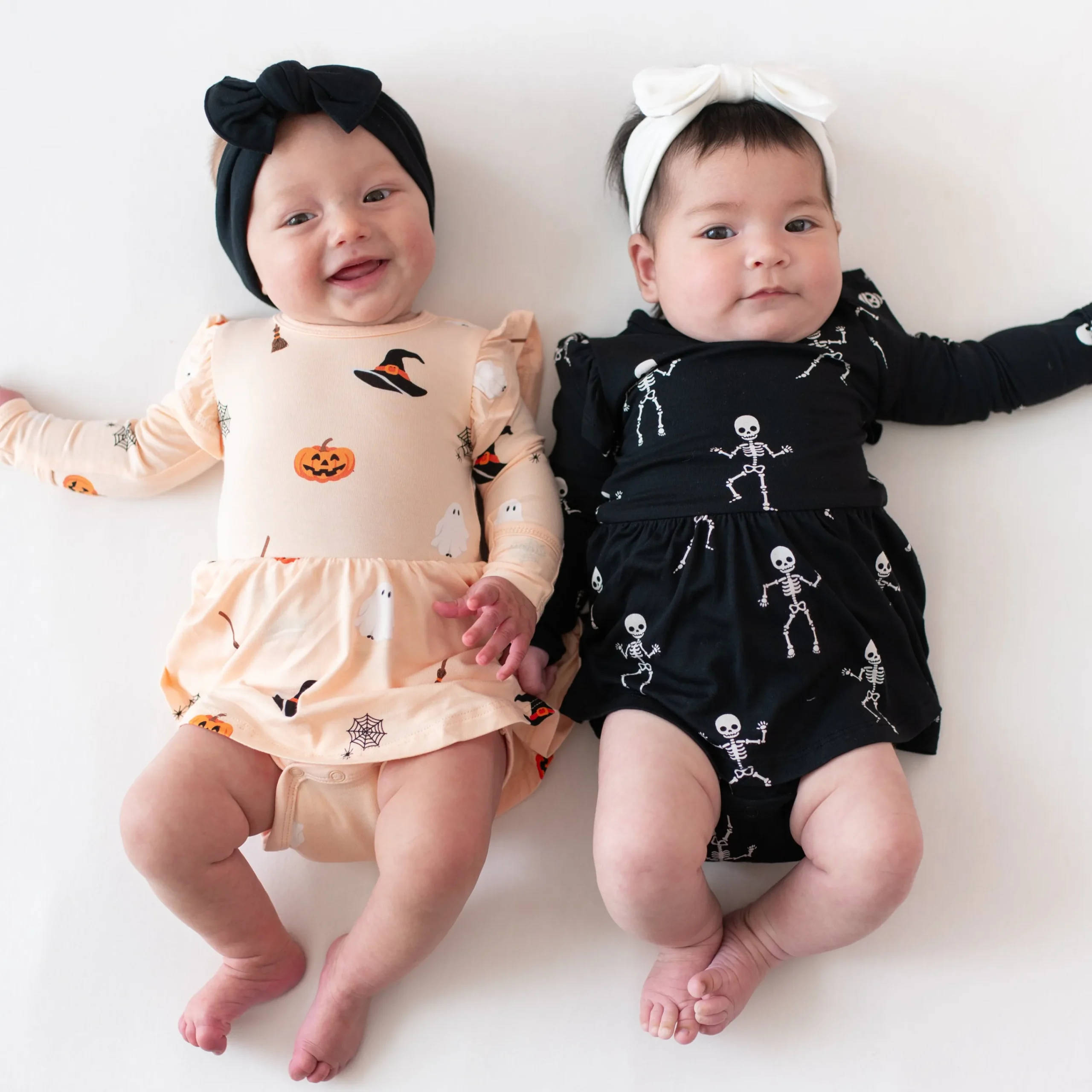 Kyte Baby Long Sleeve Twirl Bodysuit Dress in Bewitched Online