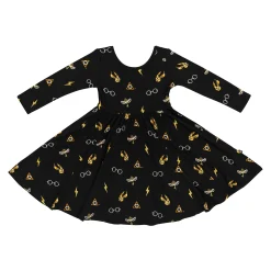 Kyte Baby Long Sleeve Twirl Dress in Midnight Icon Sale
