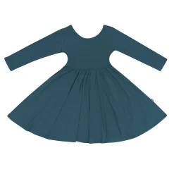 Kyte Baby Long Sleeve Twirl Dress in Atlantic Sale