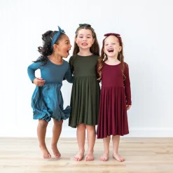 Kyte Baby Long Sleeve Twirl Dress in Atlantic Sale
