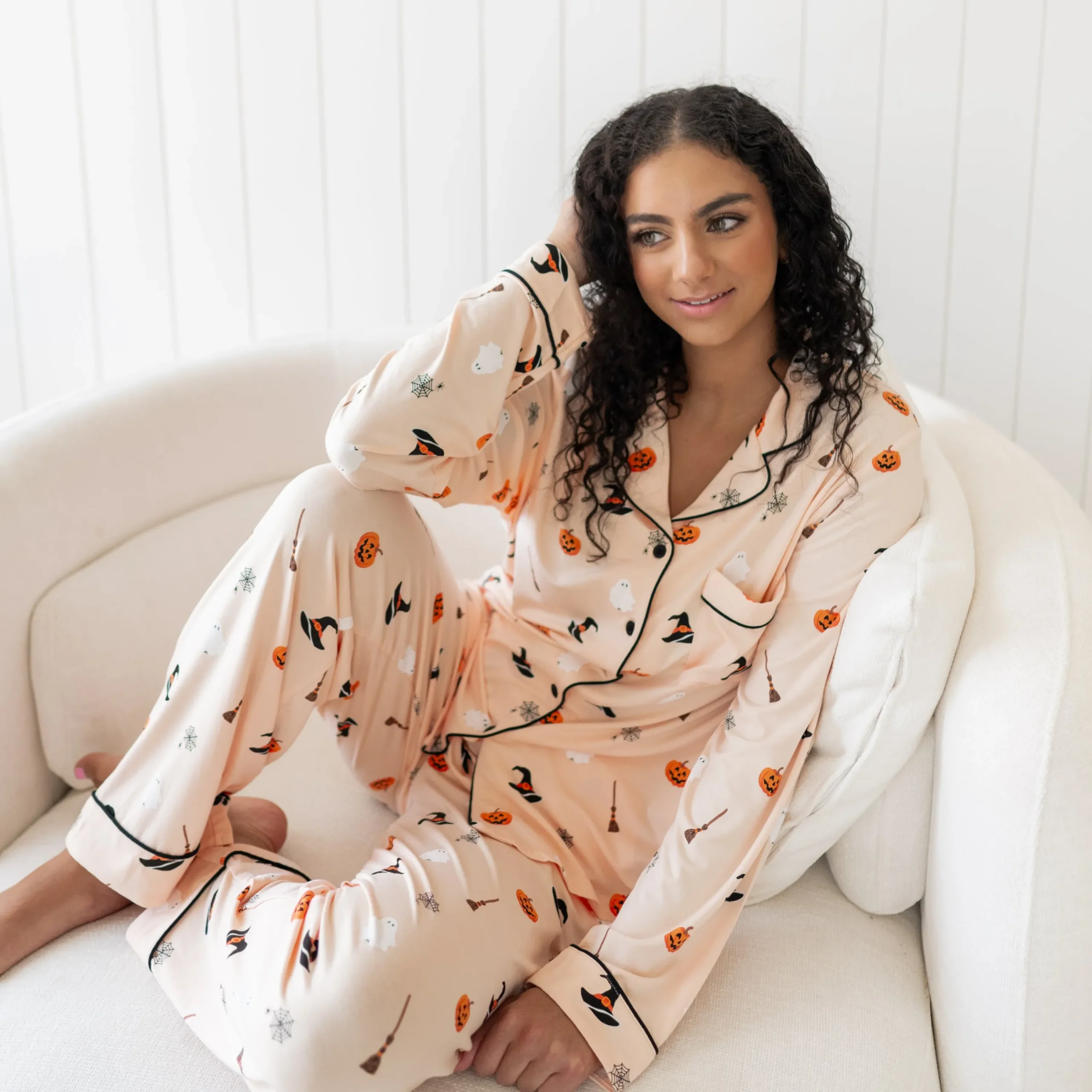 Kyte Baby Long-Sleeved Women's Pajama Set in Bewitched Discount