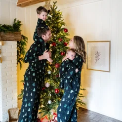 Kyte Baby Long-Sleeved Women's Pajama Set in Twinkle Tree Hot