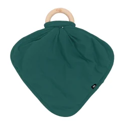 Kyte Baby Lovey in Emerald with Removable Wooden Teething Ring Sale
