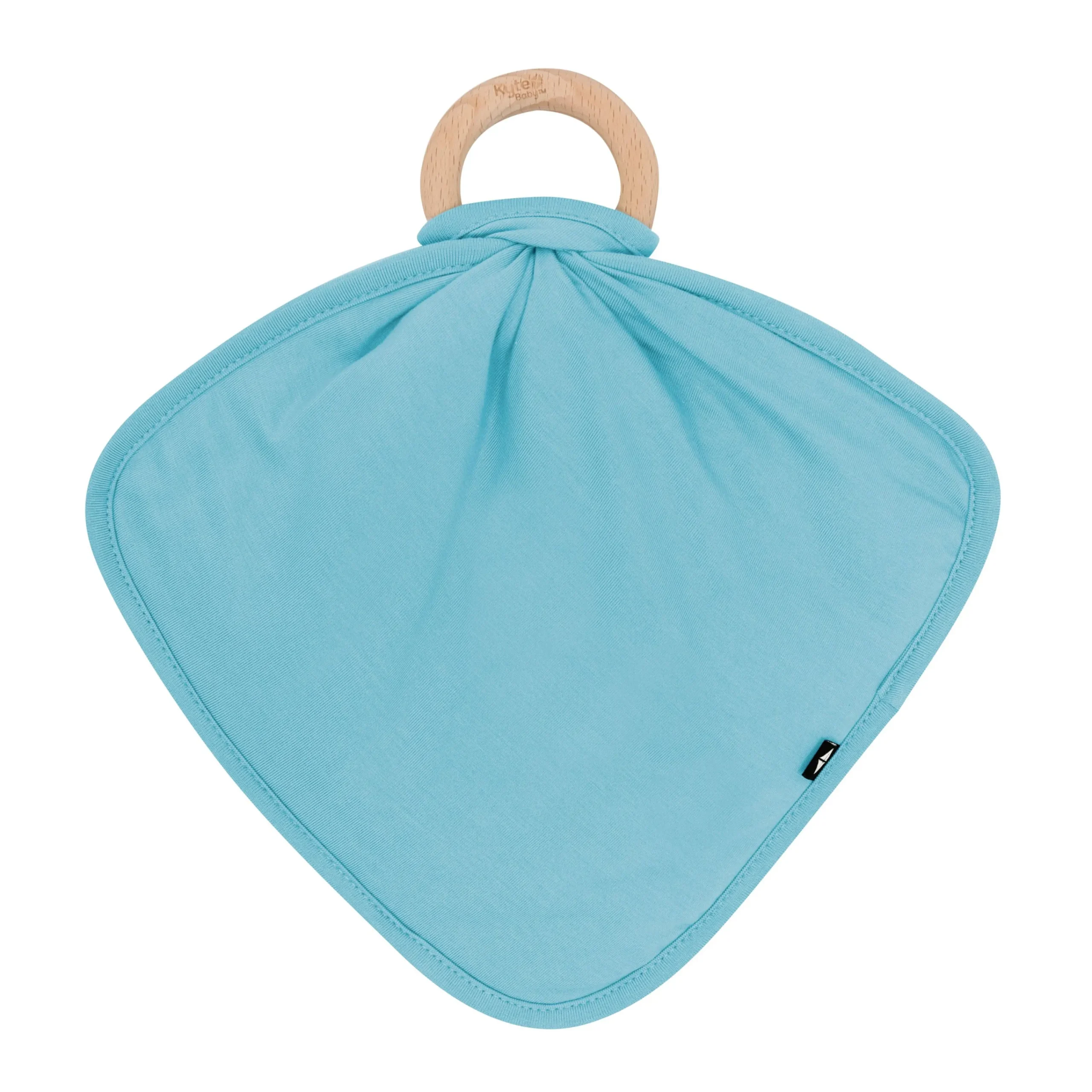 Kyte Baby Lovey in with Removable Wooden Teething Ring Makai