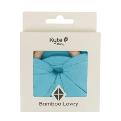 Kyte Baby Lovey in with Removable Wooden Teething Ring Makai