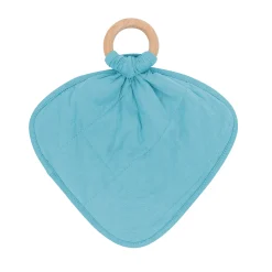 Kyte Baby Lovey in with Removable Wooden Teething Ring Makai