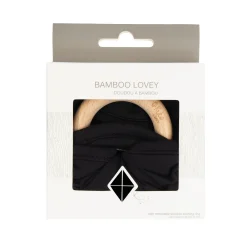 Kyte Baby Lovey in with Removable Wooden Teething Ring Midnight Sale