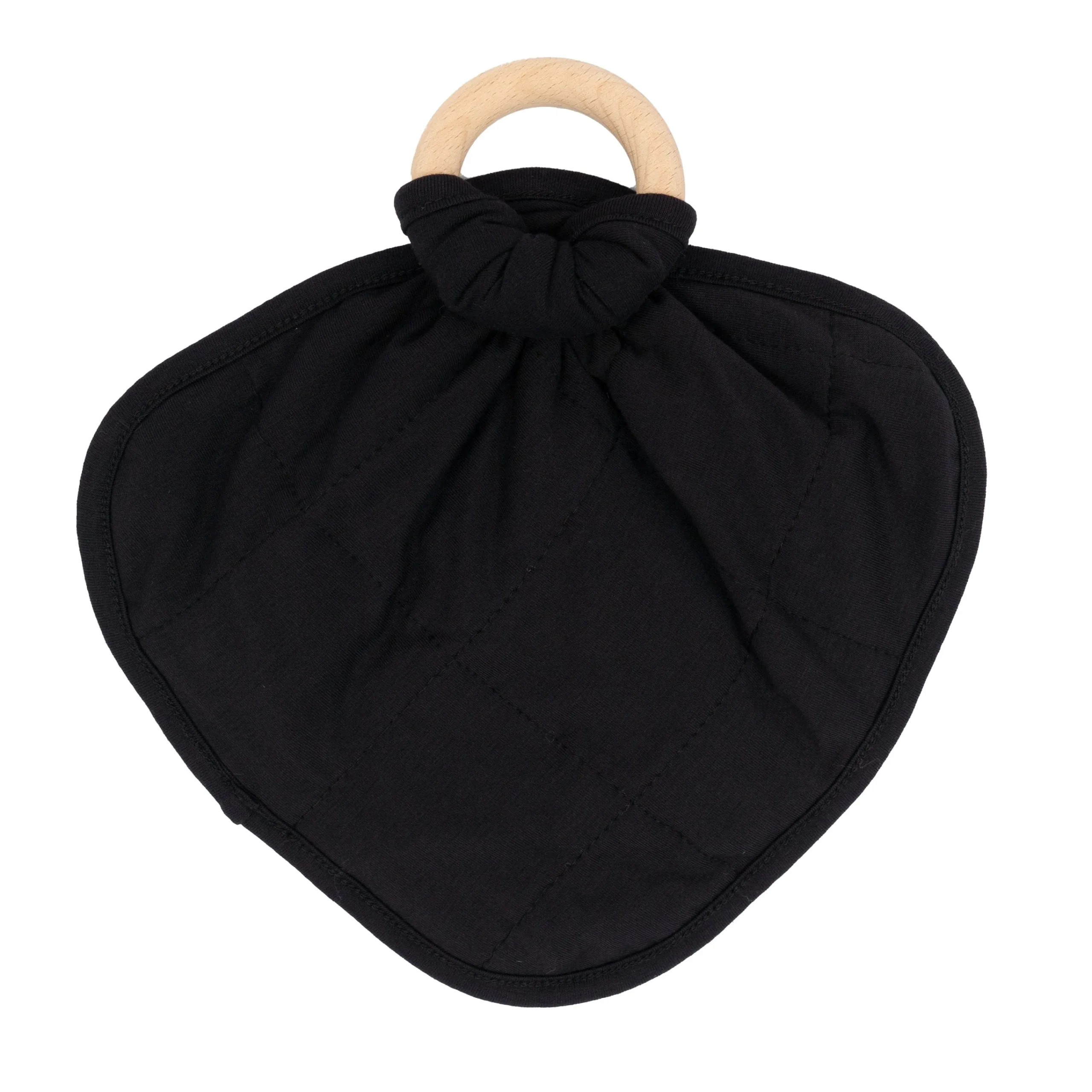 Kyte Baby Lovey in with Removable Wooden Teething Ring Midnight Sale