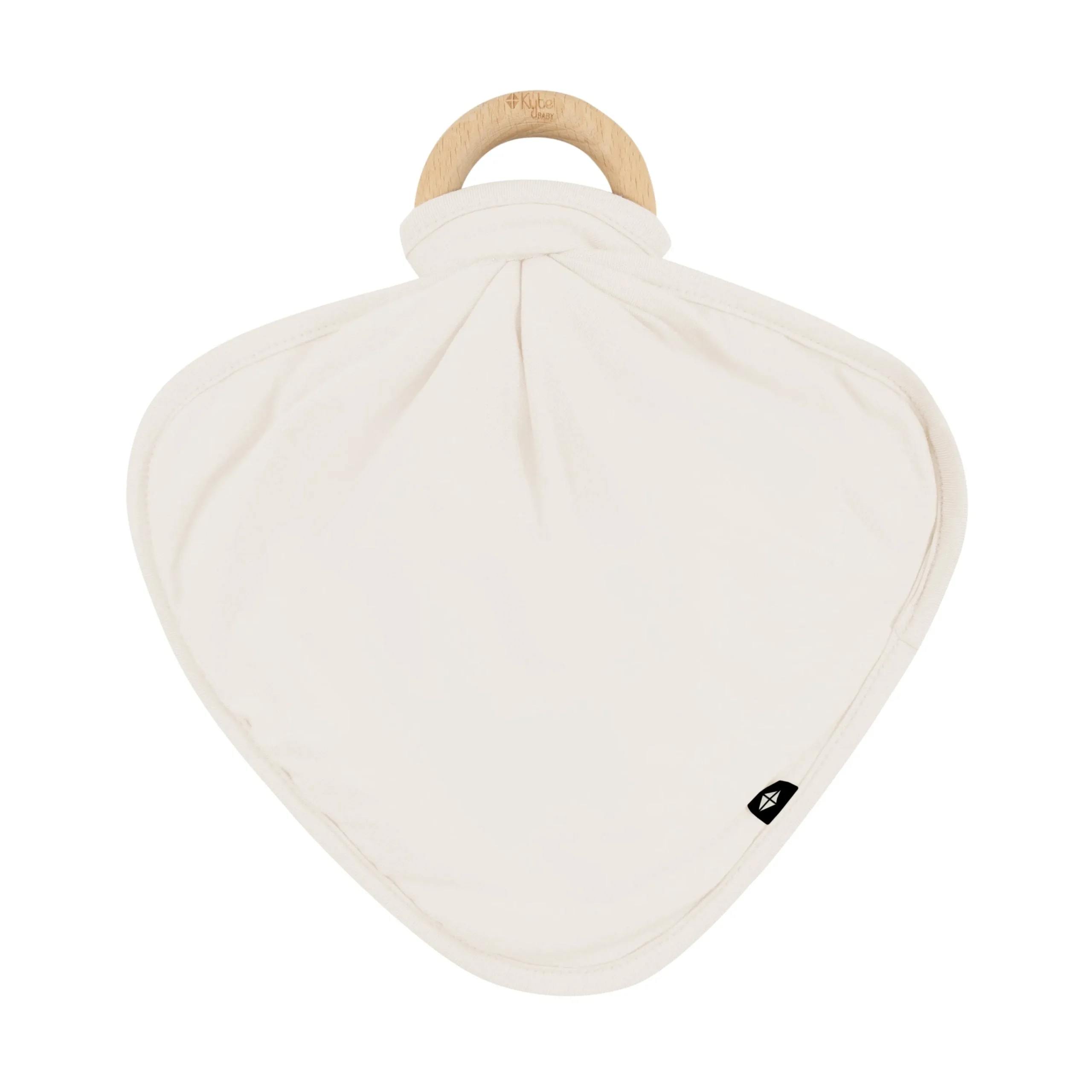 Kyte Baby Lovey in with Removable Wooden Teething Ring Oat Outlet