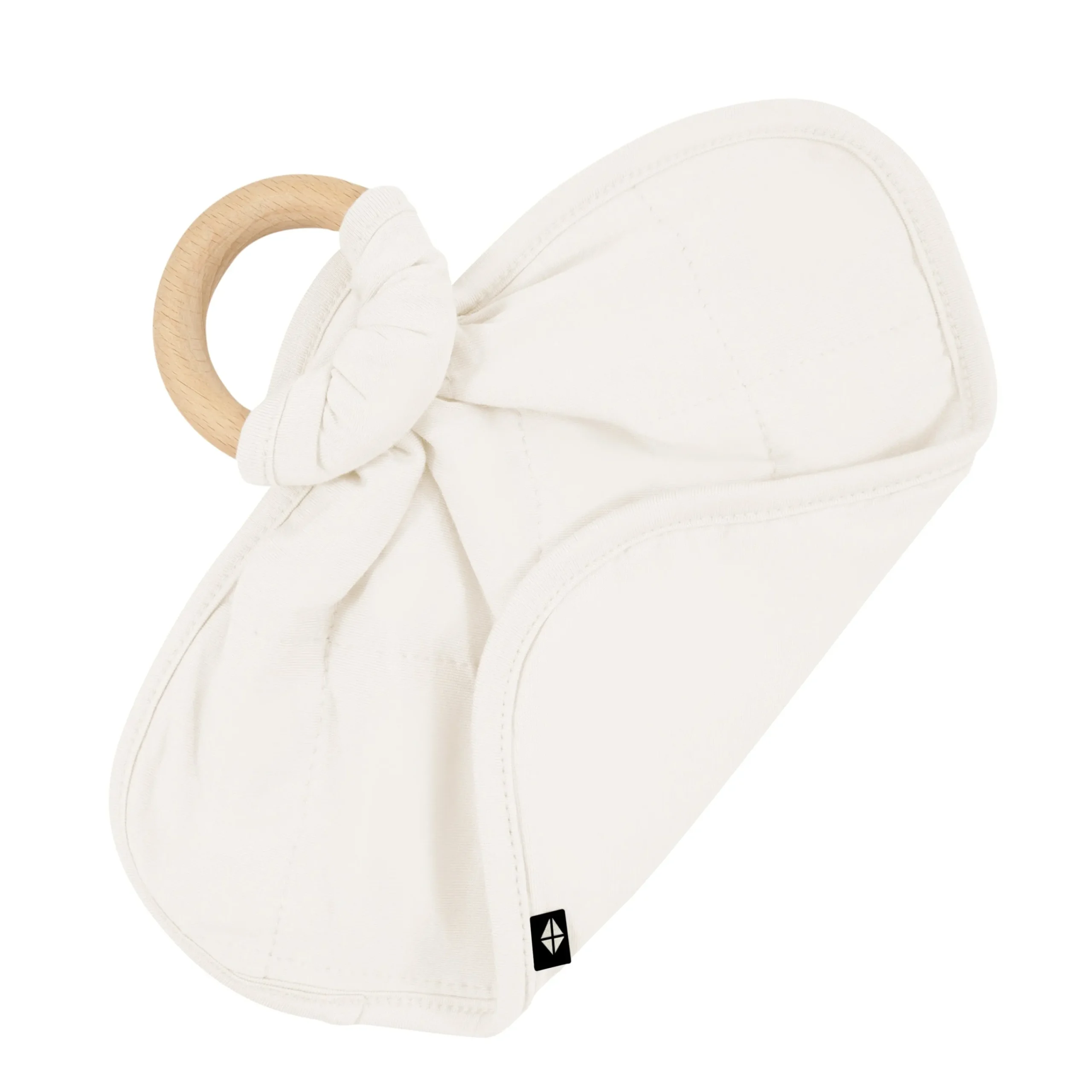 Kyte Baby Lovey in with Removable Wooden Teething Ring Oat Outlet