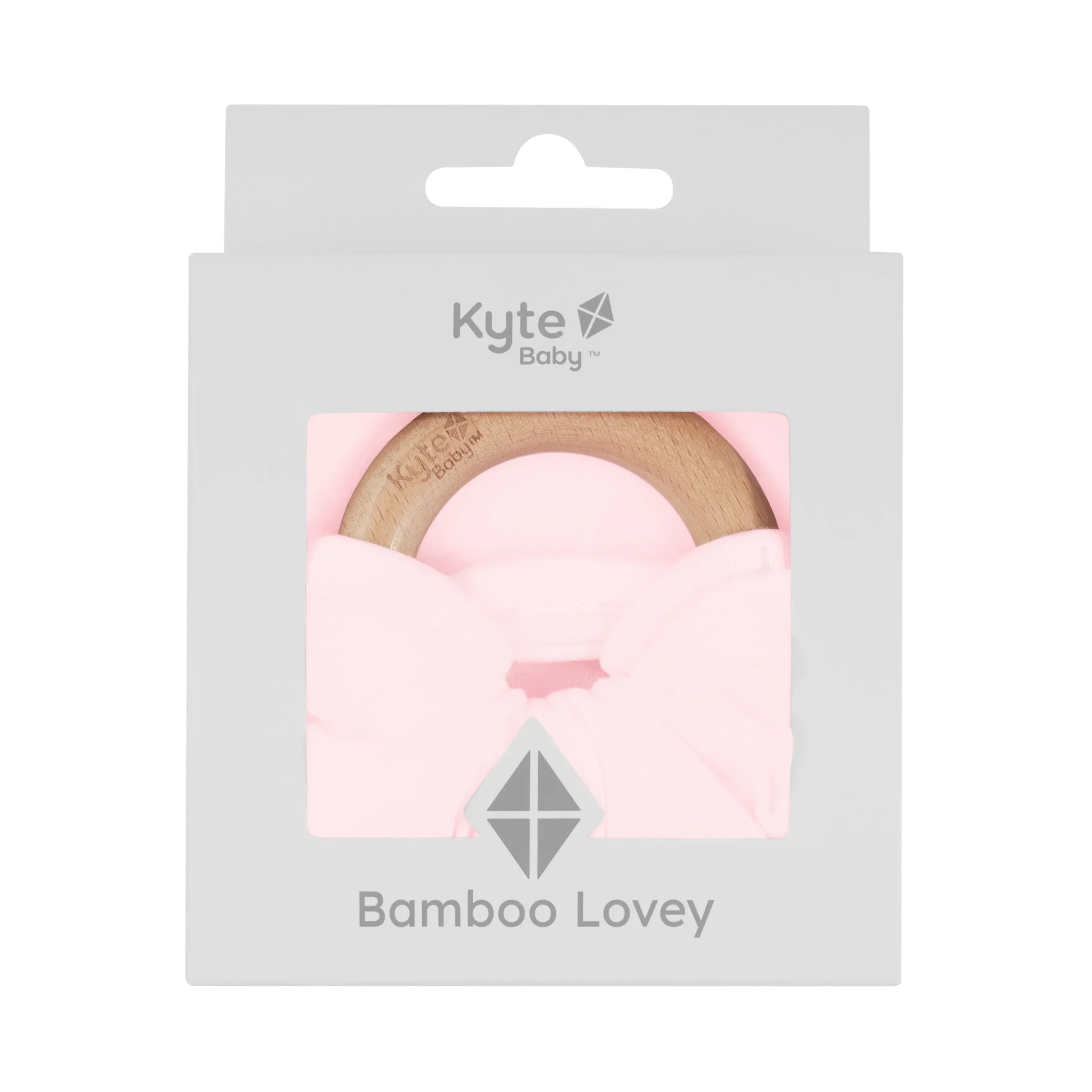 Kyte Baby Lovey in with Removable Teething Ring Sakura Hot