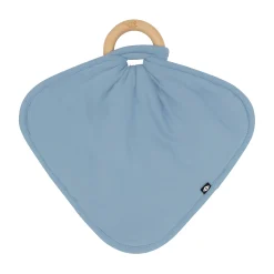 Kyte Baby Lovey in with Removable Wooden Teething Ring Slate Outlet
