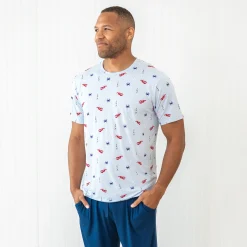 Kyte Baby Men's Crew Neck Tee in Harbor Sale