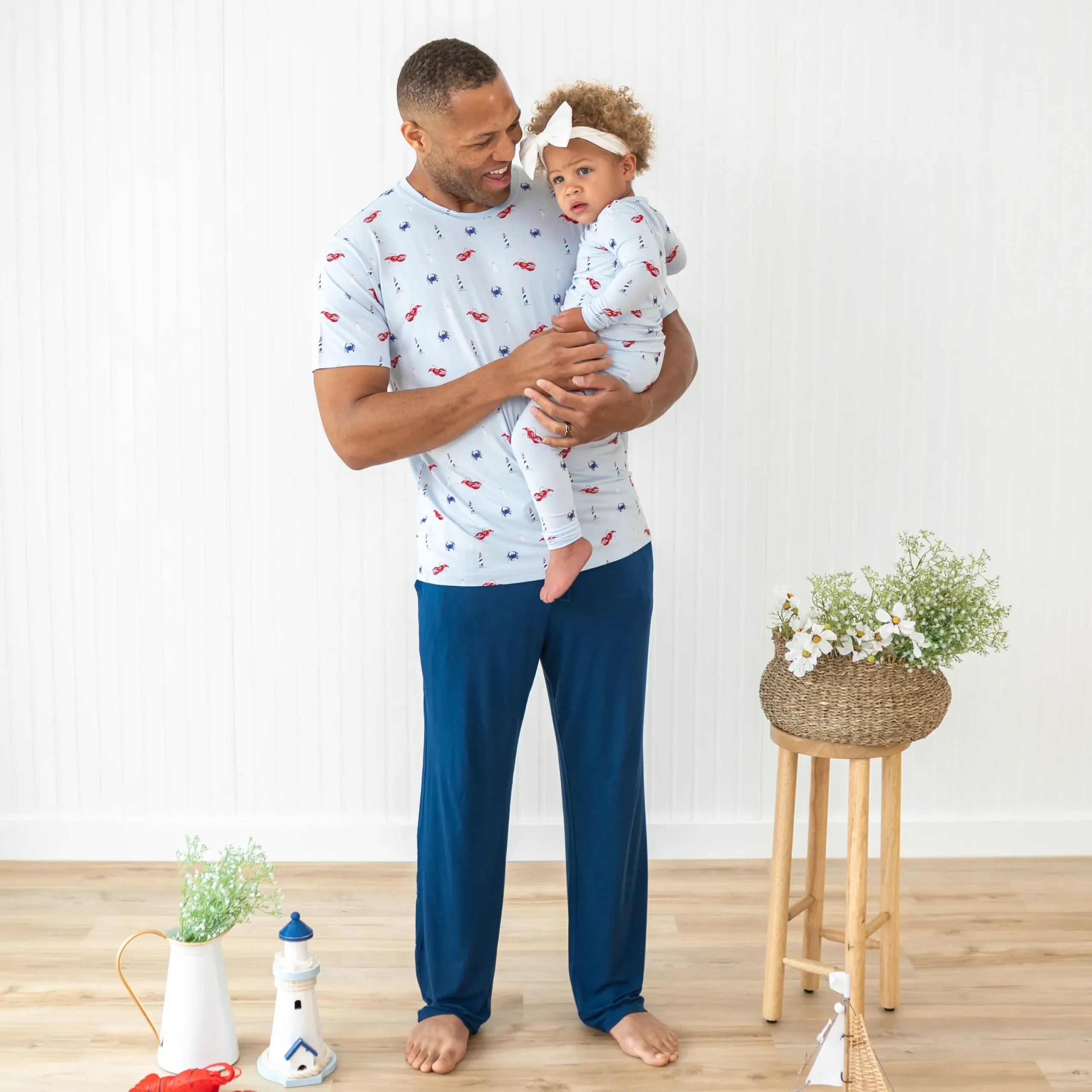 Kyte Baby Men's Crew Neck Tee in Harbor Sale