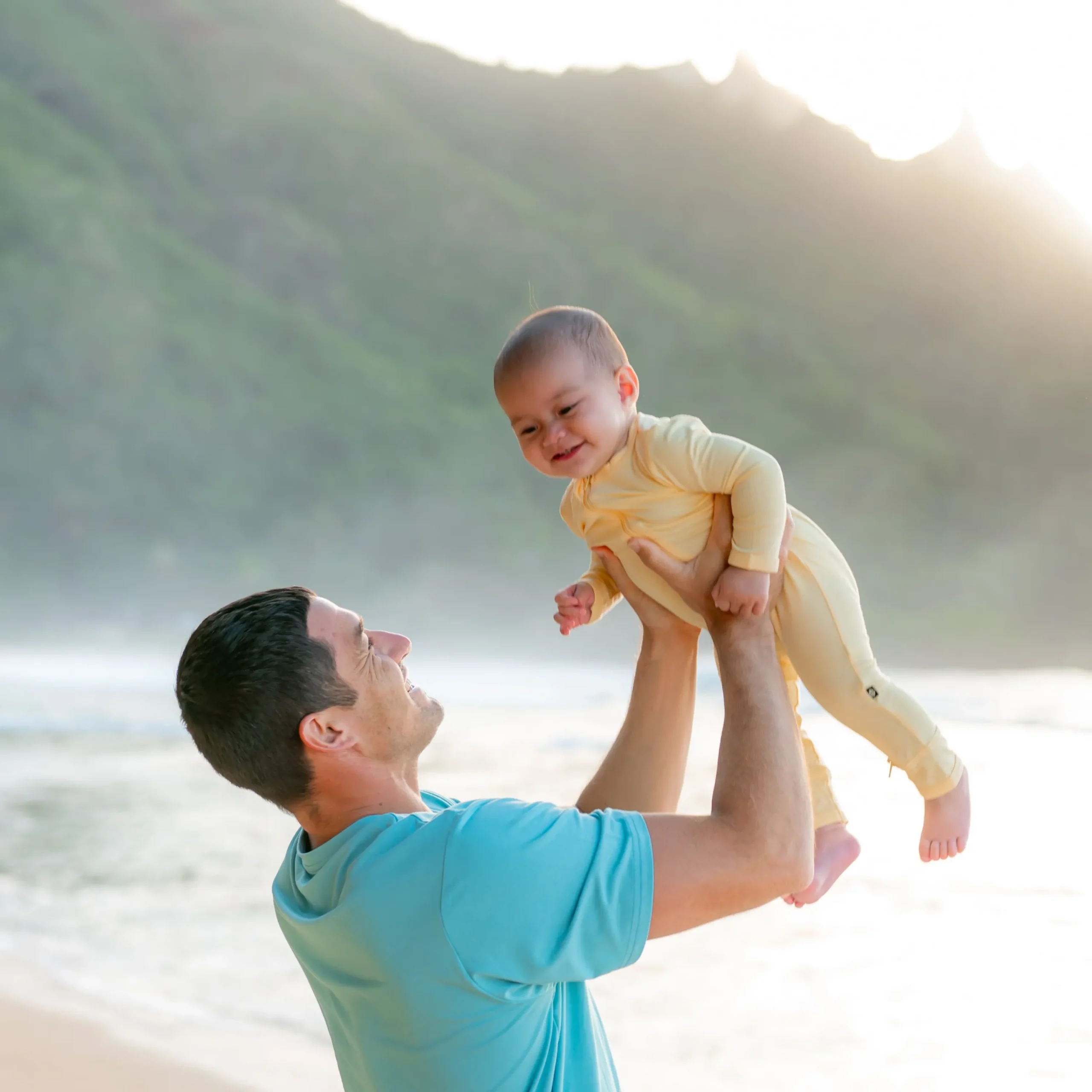 Kyte Baby Men's Crew Neck Tee in Makai