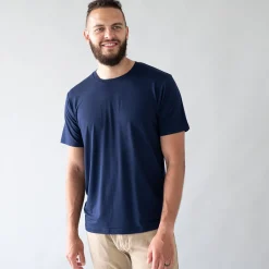 Kyte Baby Men's Crew Neck Tee in Navy Sale