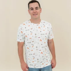 Kyte Baby Men's Crew Neck Tee in Road Trip Sale