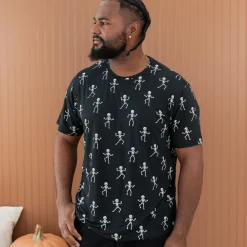 Kyte Baby Men's Crew Neck Tee in Skeleton Outlet