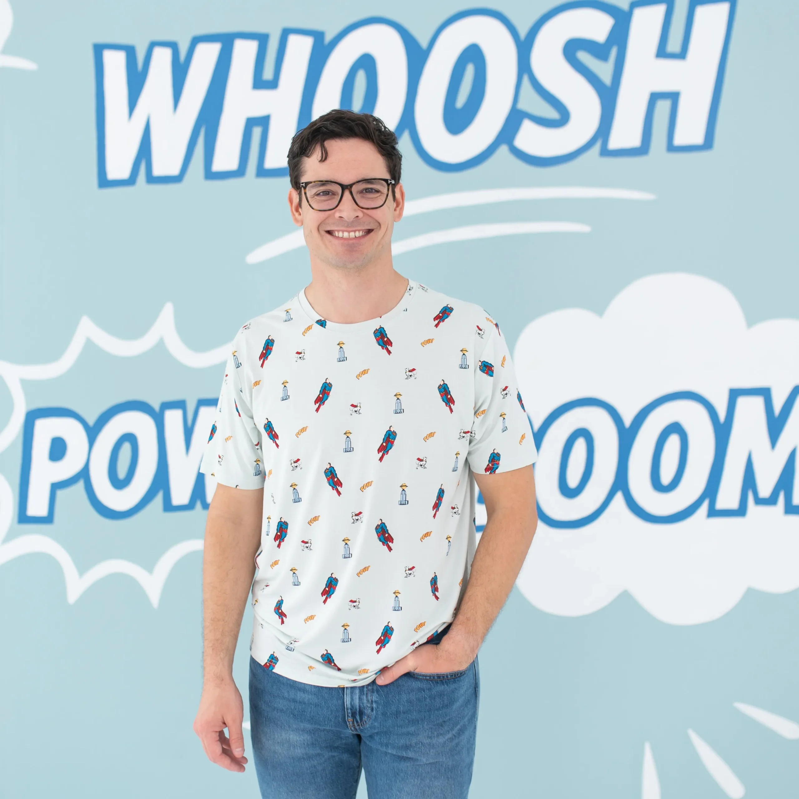 Kyte Baby Men's Crew Neck Tee in Superman™