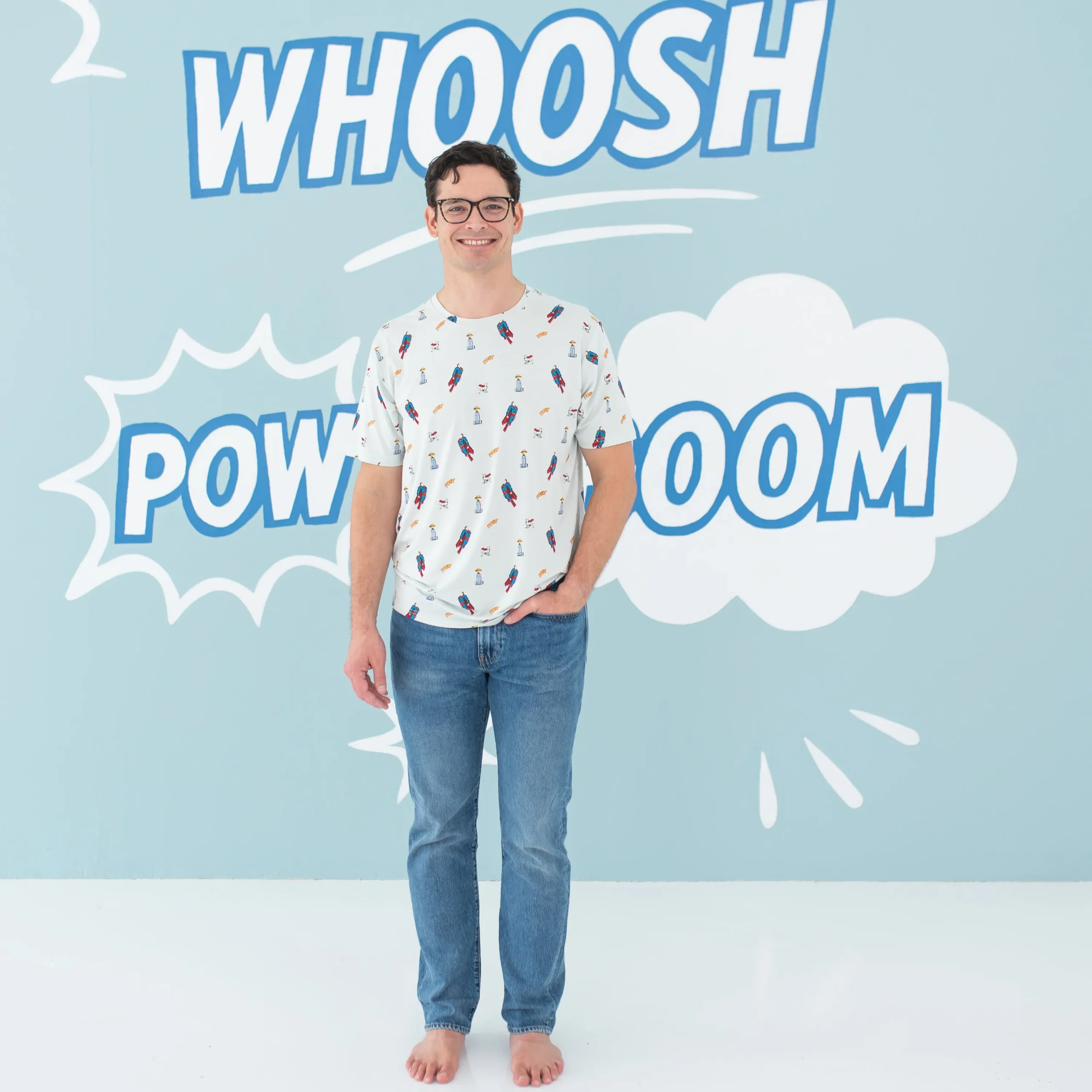 Kyte Baby Men's Crew Neck Tee in Superman™