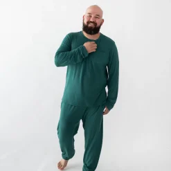 Kyte Baby Men's Jogger Set in Emerald Outlet