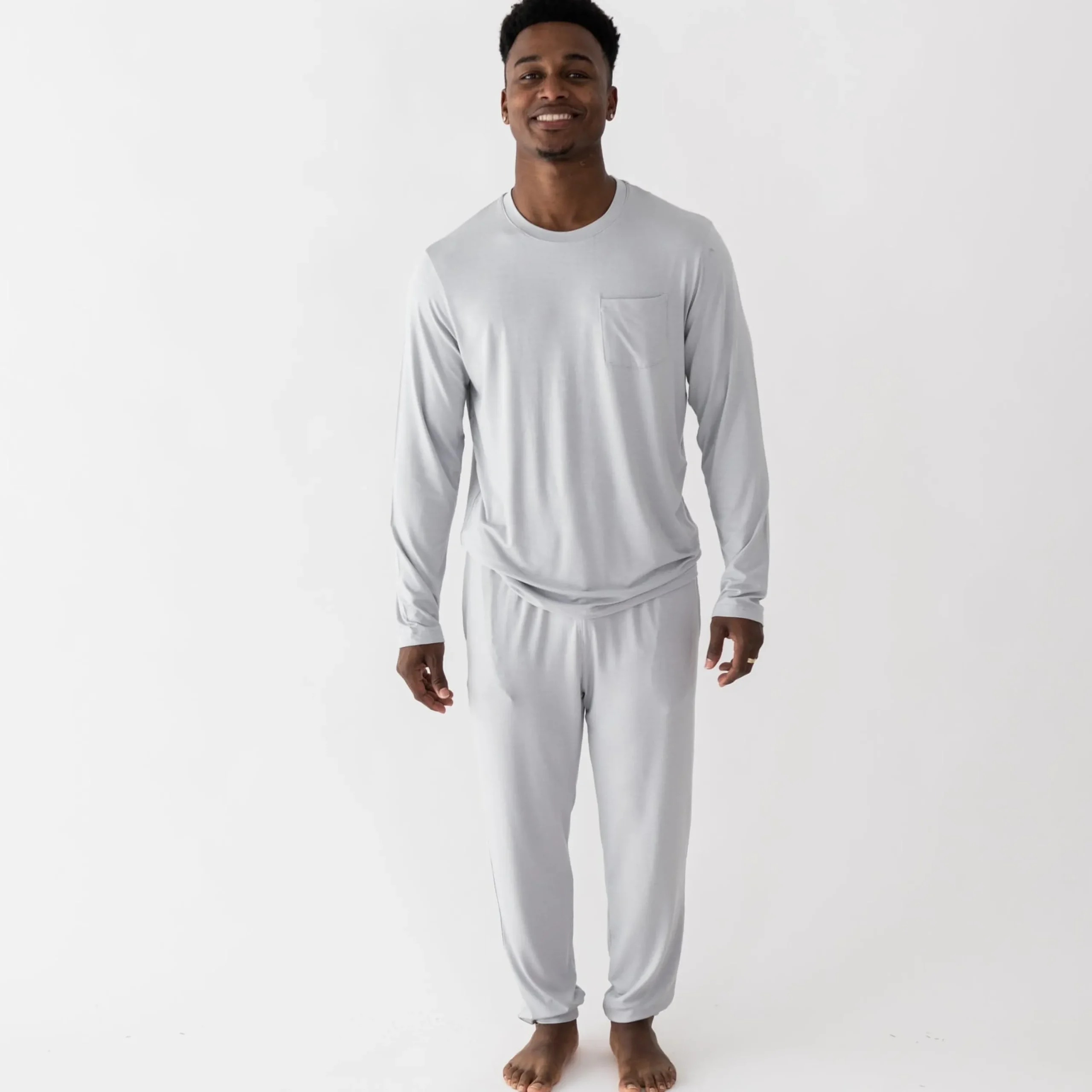 Kyte Baby Men's Jogger Set in Storm New