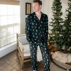Kyte Baby Men's Long Sleeve Pajama Set in Twinkle Tree Online