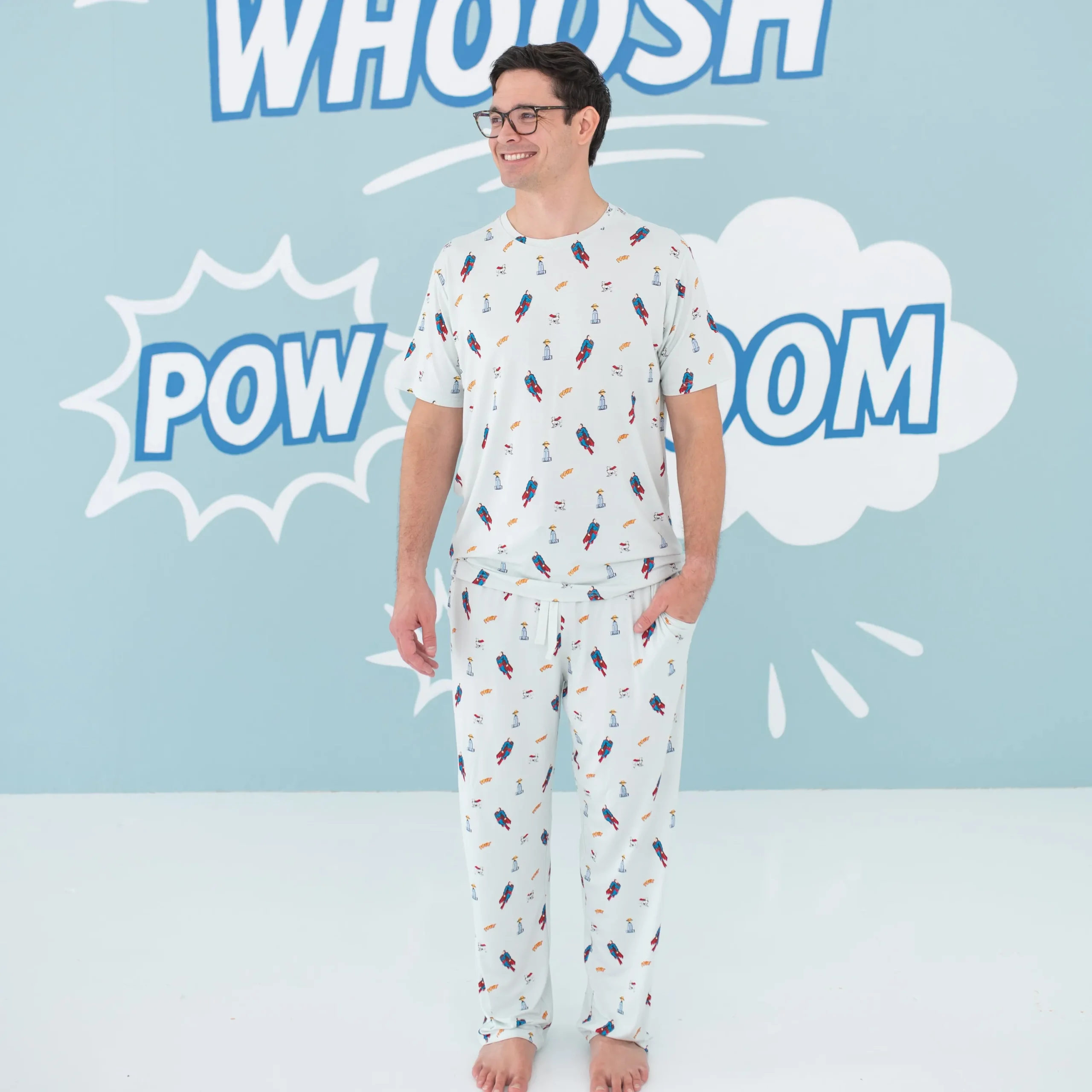 Kyte Baby Men's Lounge Pants in Superman™ Online