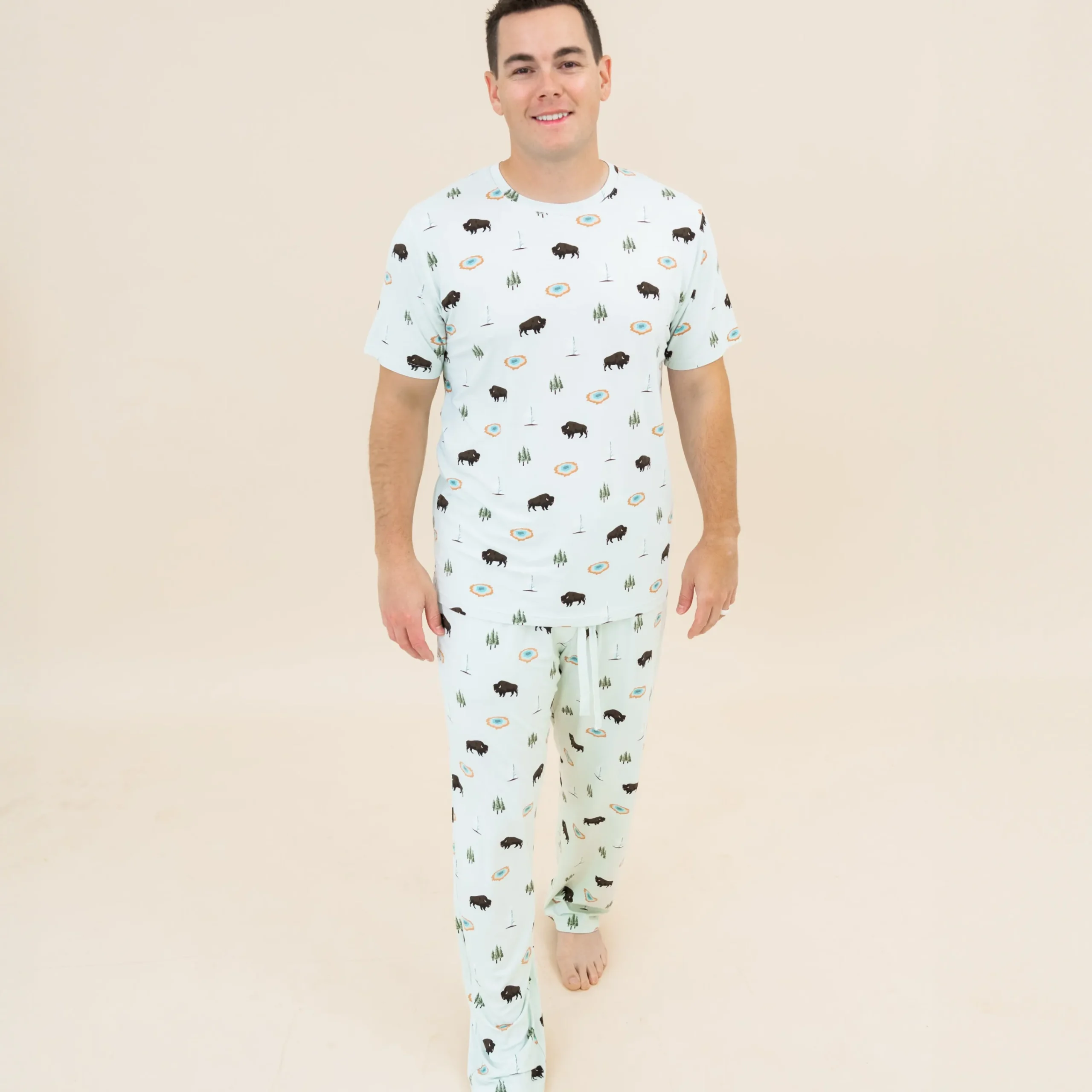 Kyte Baby Men's Lounge Pants in Yellowstone New
